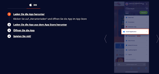 Vulkan Vegas Mobile App